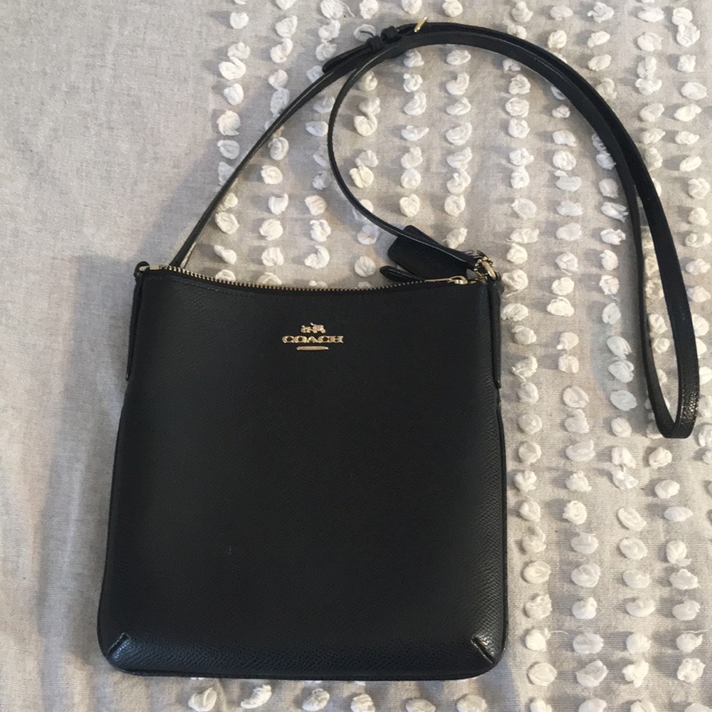 Coach black crossbody purse